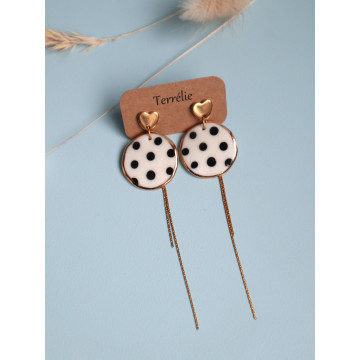 Boucles longues or