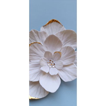 Fleur murale à pétales