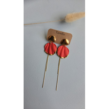 Boucles d'oreilles nacre...